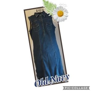 SLEEVELESS OLD NAVY DRESS SIZE 14